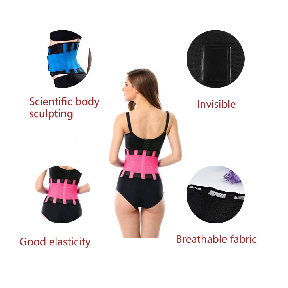 Upgraded Waist Trainer Belt Unisex Waist Trimmer for Weight Loss