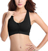 Women's Zip Front Sports Bra Wireless Post