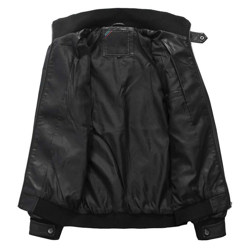 Preferential New Zlolia Men Leather Retro Jacket