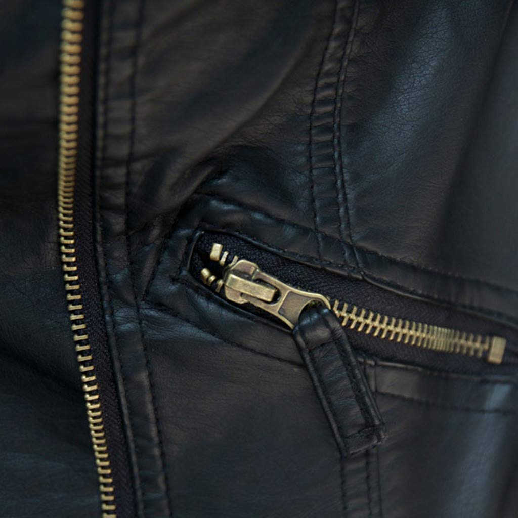 haoricu Ladies Up Leather Outwear Women'