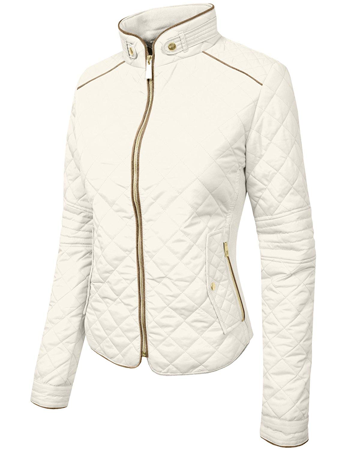 NE PEOPLE Womens Lightweight Quilted Zip Jacket