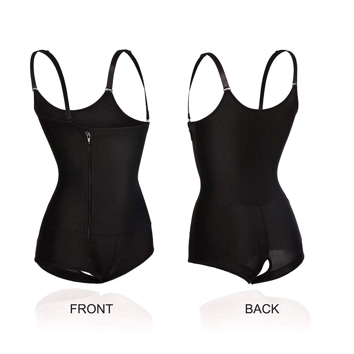 Eleady Women's Latex Waist Trainer Bodysuit Tummy Control