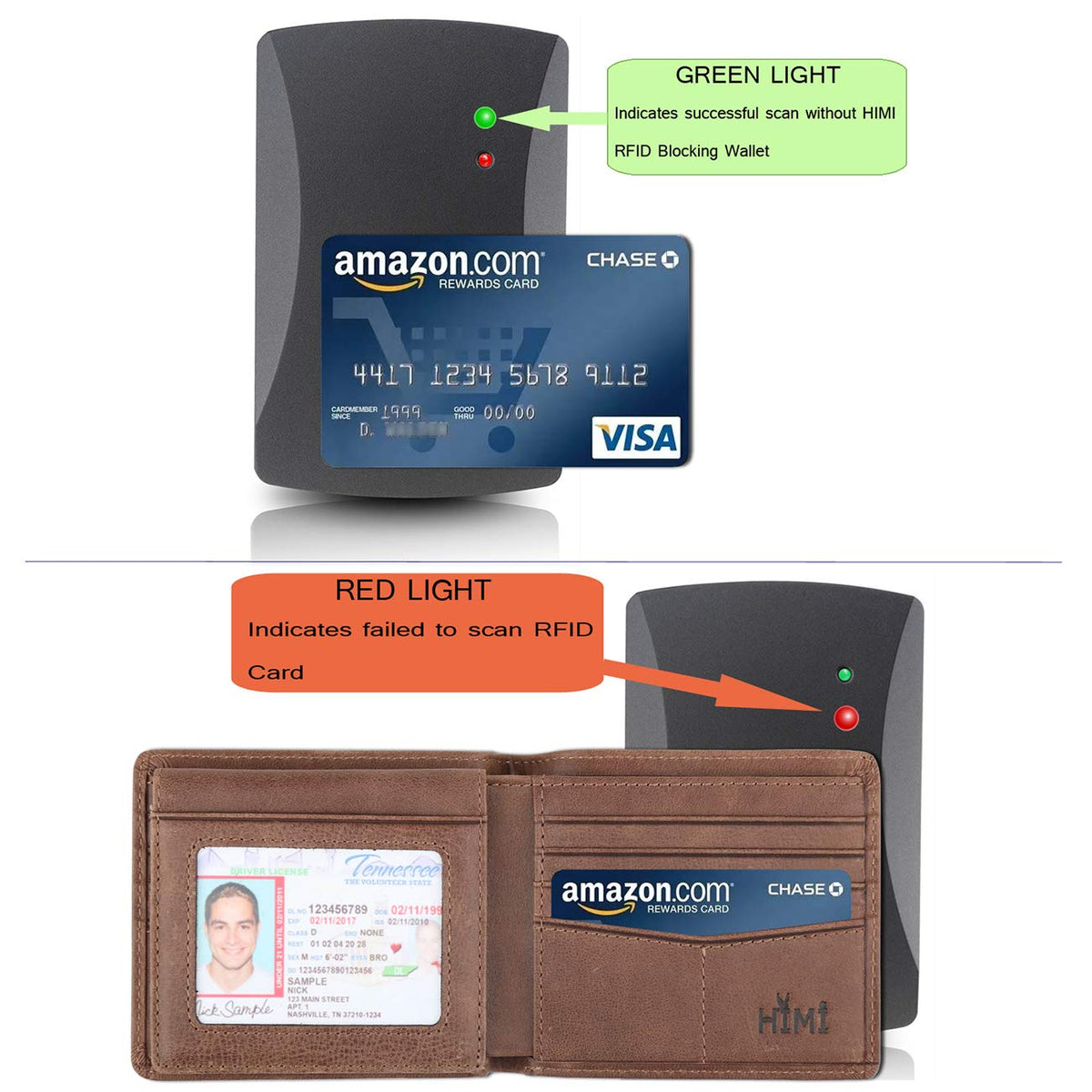 Wallet for Men-Genuine Leather RFID
