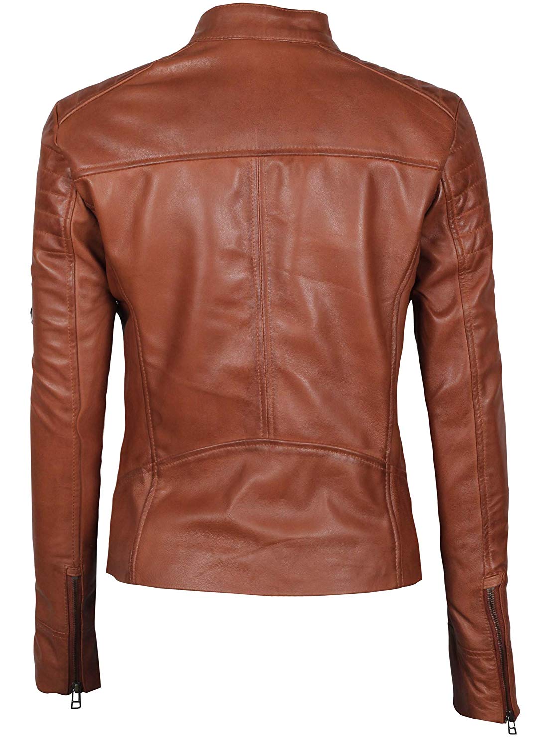 Real Lambskin Leather Jackets for Women