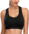 Padded Strappy Sports Bras for Women - Activewear Tops for Yoga Running Fitness