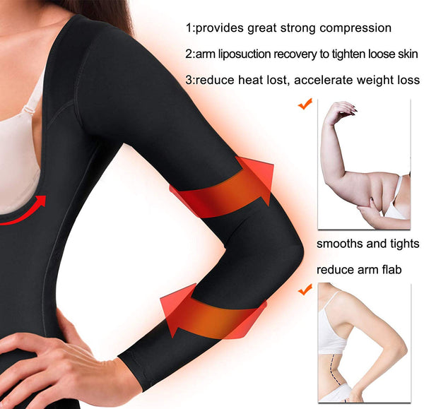 Gotoly Women Waist Trainer Corset Tummy Control Shapewear Upper Arm Shaper Post Surgical Slimmer Compression Tops