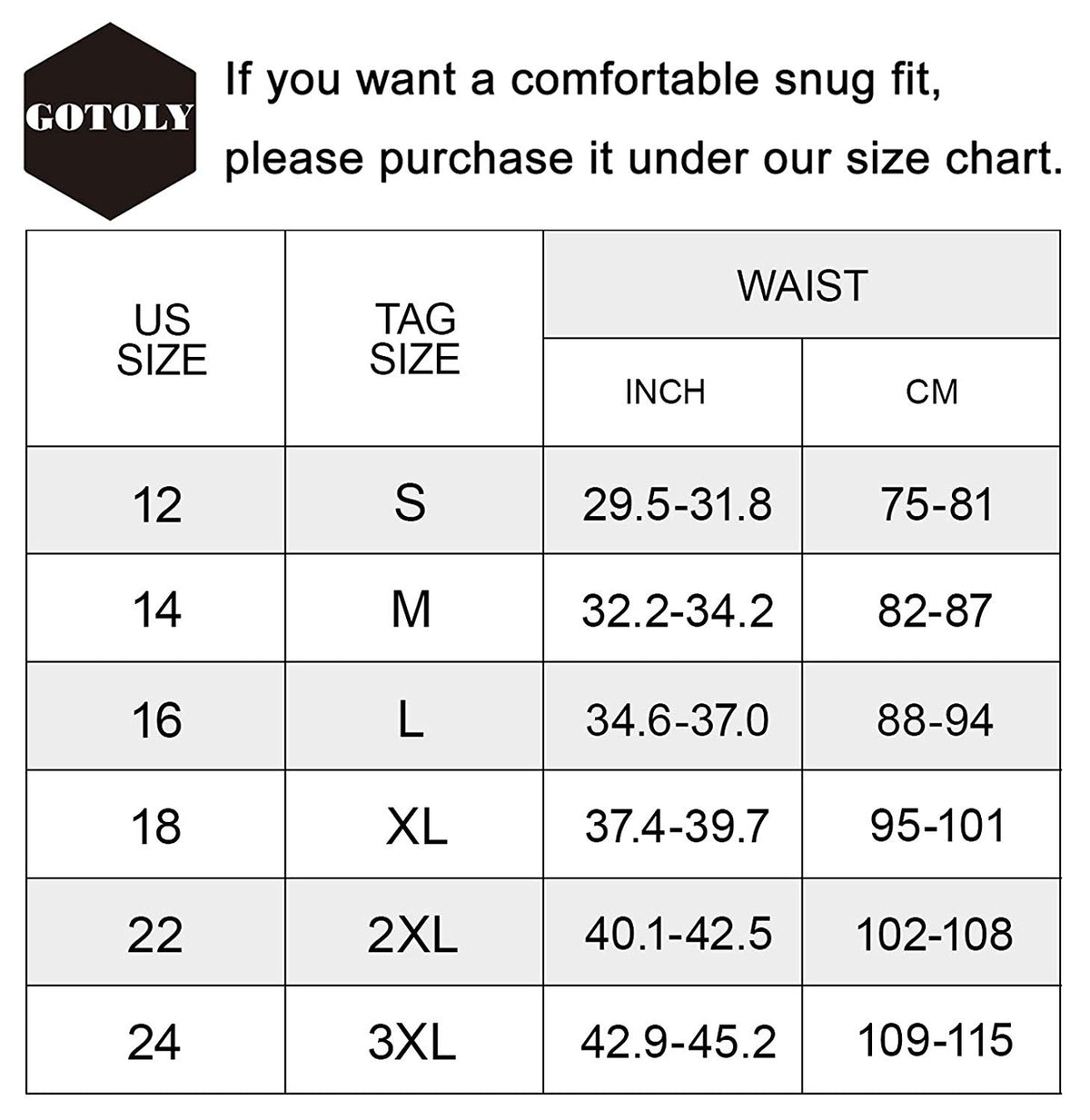 Gotoly Women Latex Waist Trainer Corset Zipper Underbust Cincher Belt Weight Loss Body Shaper