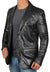 Real Lambskin Brown Leather Mens Blazer