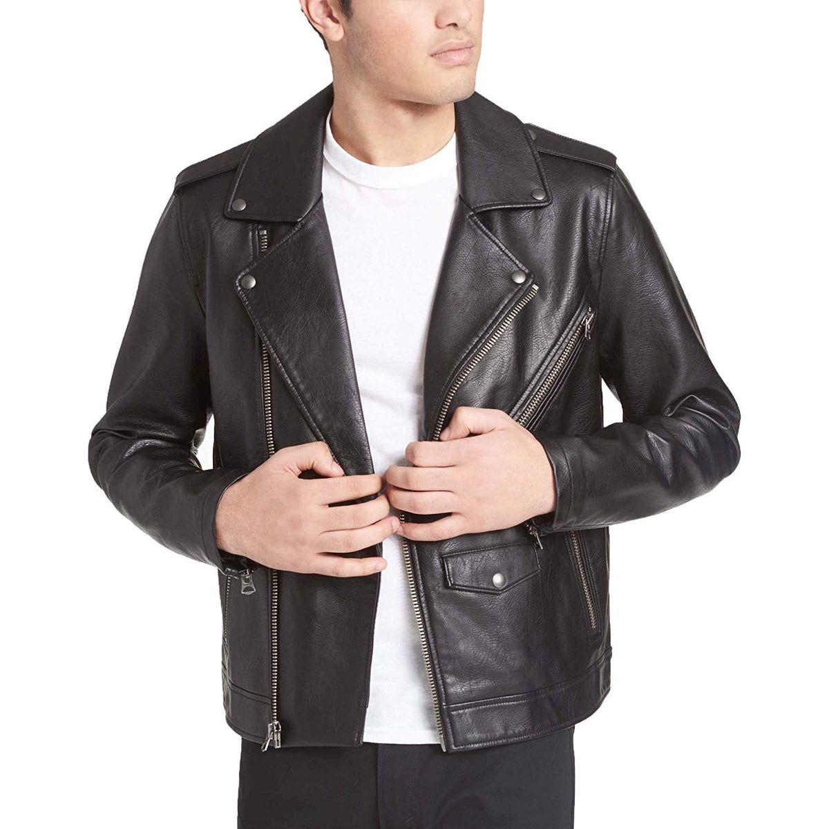 Levi's Men's Faux Leather Motorcycle Jacket