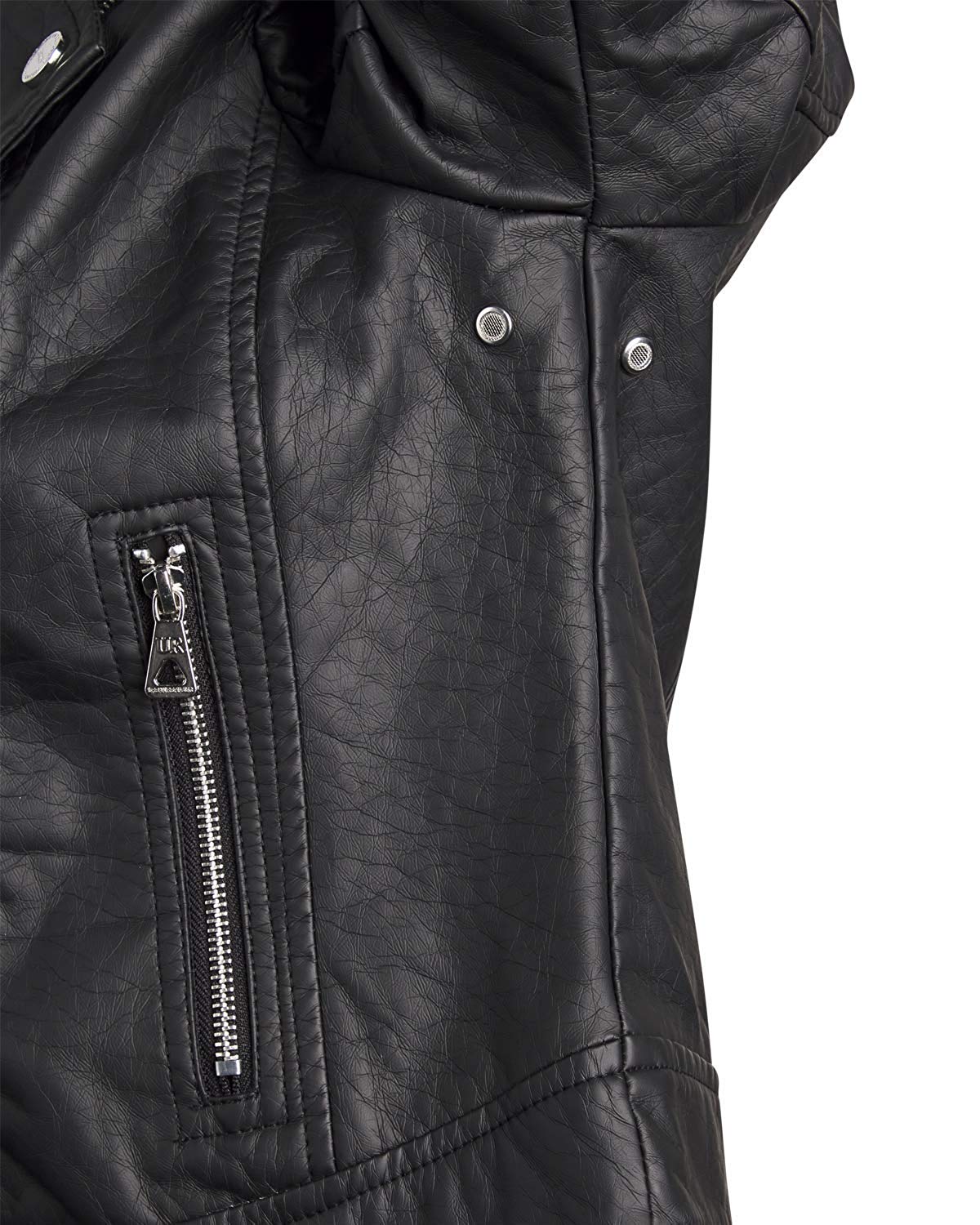 Urban Republic Women Faux Leather Moto Biker Jacket