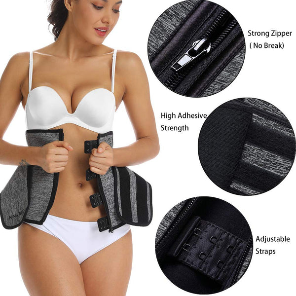 HOPLYNN Neoprene Sweat Waist Trainer Corset Trimmer