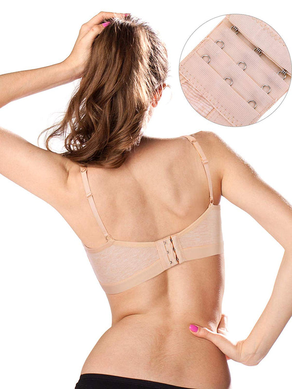 3 Pieces Mini Camisole Bra Wireless Padded Bra