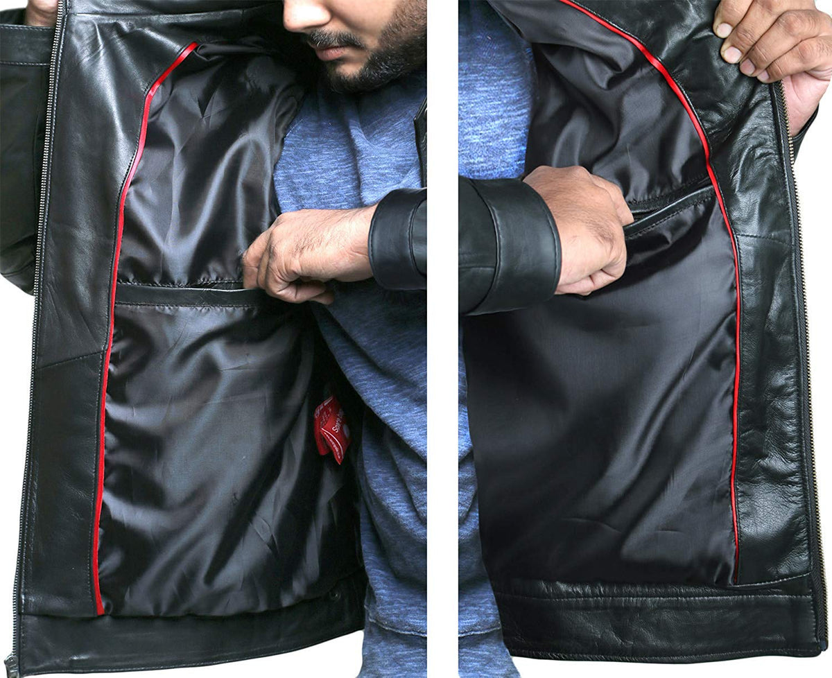 Laverapelle Men's Genuine Lambskin Leather Jacket