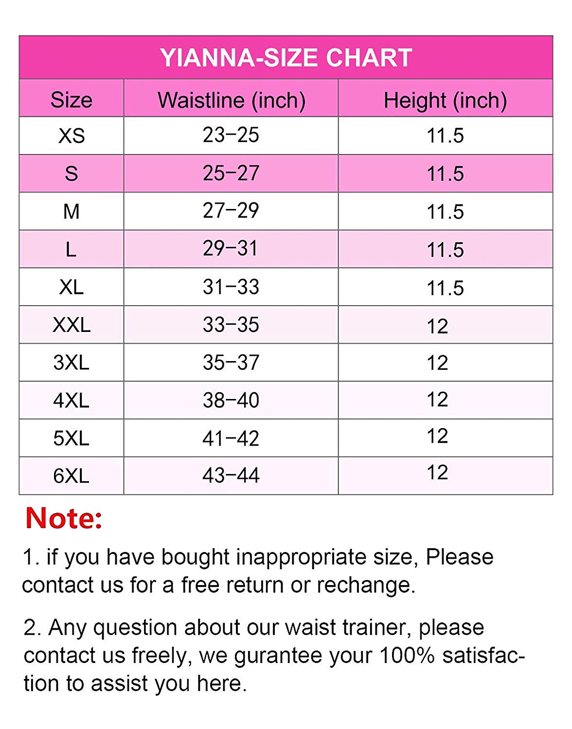 YIANNA Women's Underbust Latex Sport Girdle Waist Traine