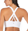 RUNNING GIRL Sports Bra for Women, Criss-Cross Back