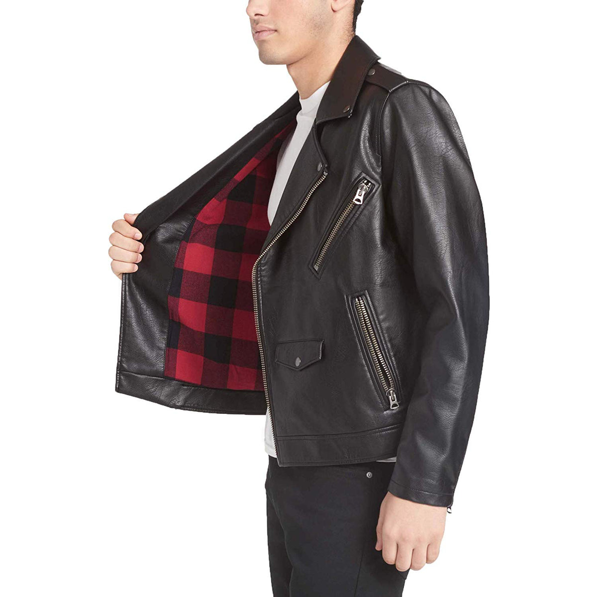 Levi's Men's Faux Leather Motorcycle Jacket