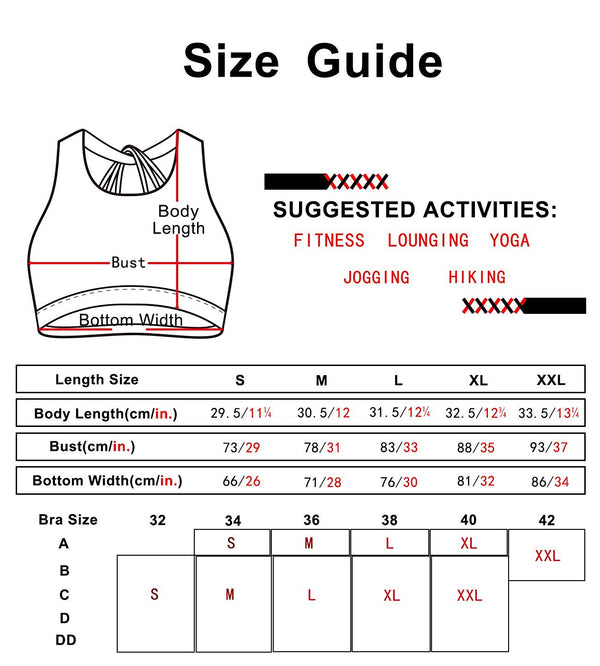 icyzone Padded Strappy Sports Bra Yoga Tops Activewear Workout Clothes for Women