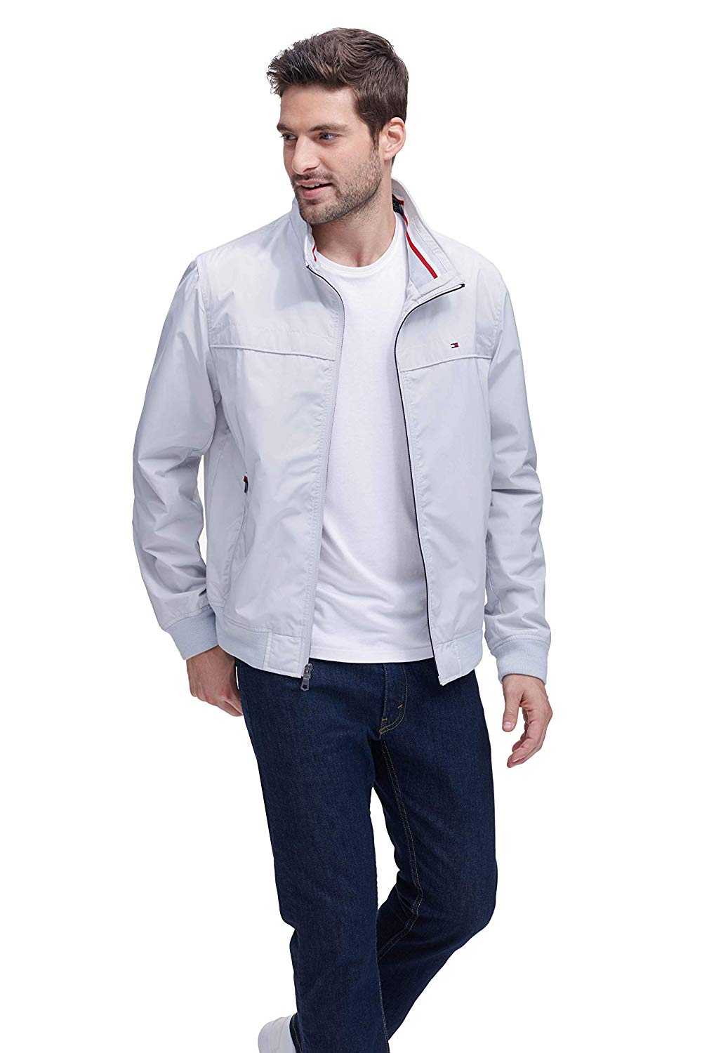 Tommy Hilfiger Men's Performance Faux Memory Bomber Jacket