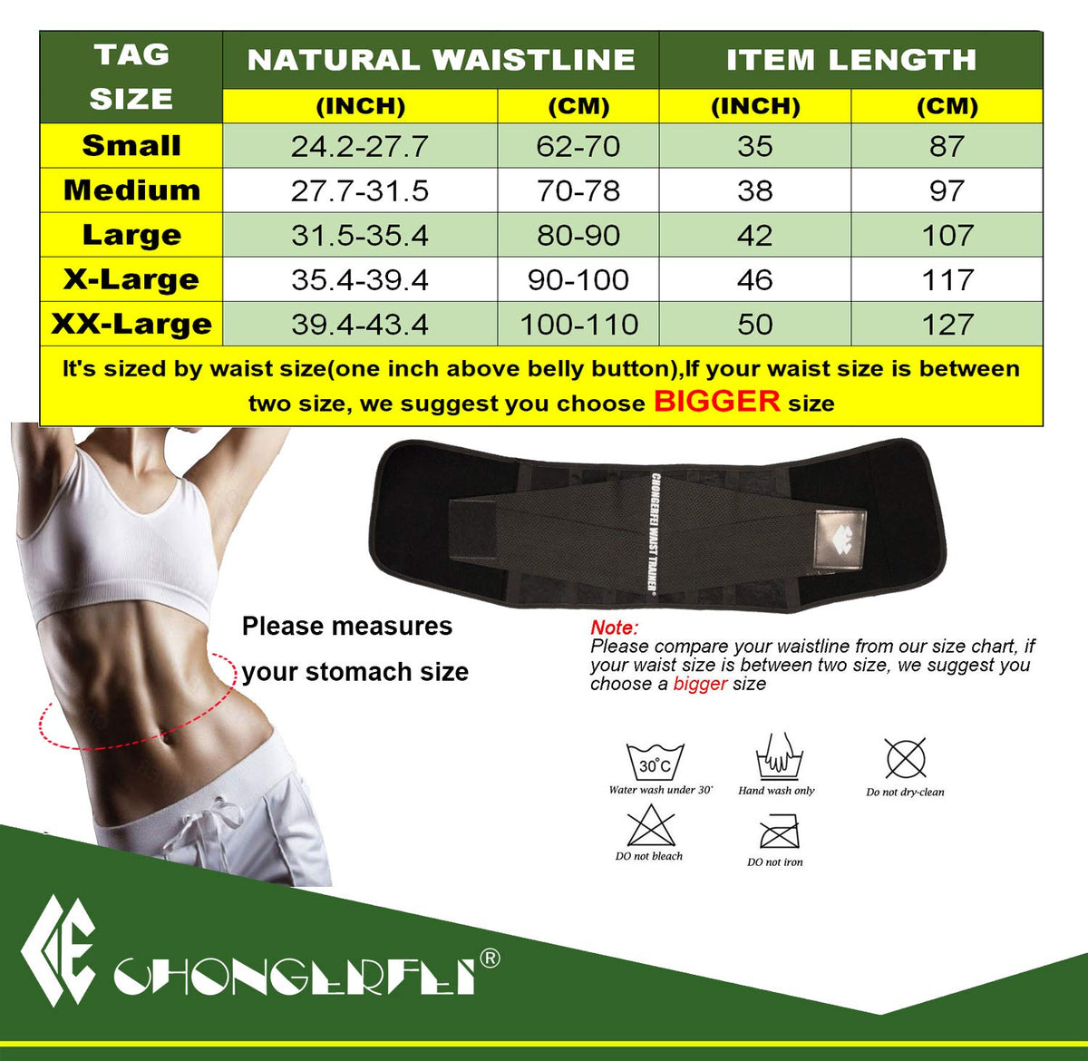 Waist Trainer Women - Waist Cincher Trimmer - Slimming Body Shaper Belt - Sport Girdle Belt