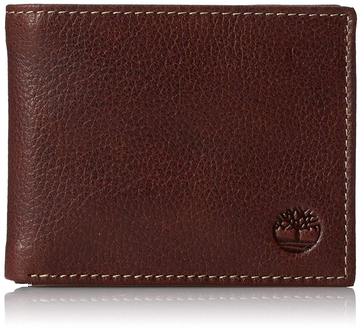 Timberland Men's Leather Wallet With Attached Flip Pocket