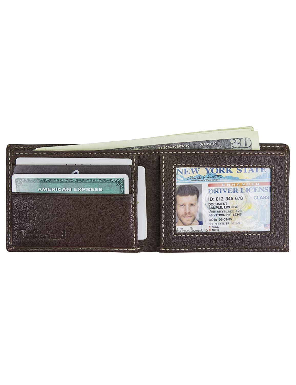 Timberland Men's Blix Slimfold Leather Wallet