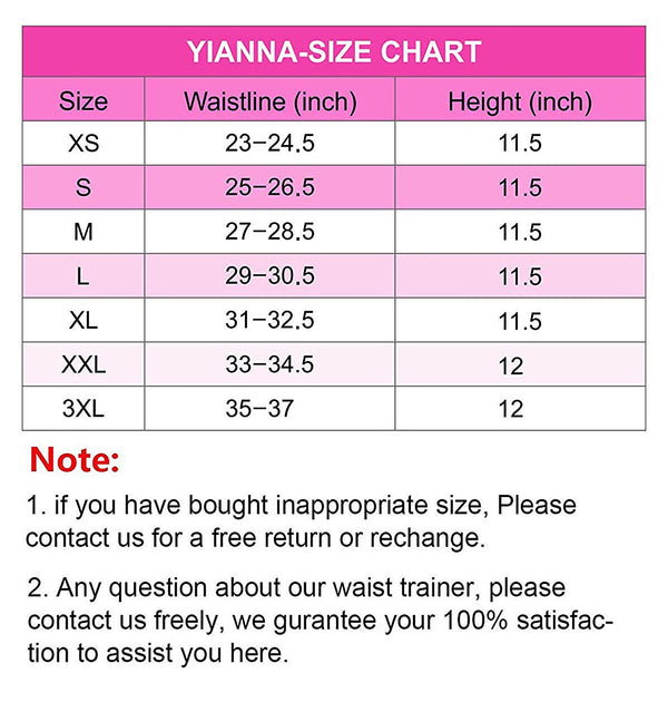 YIANNA Waist Trainer Corset for Weight loss