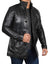 Black Real Lambskin Leather Jackets for Mens