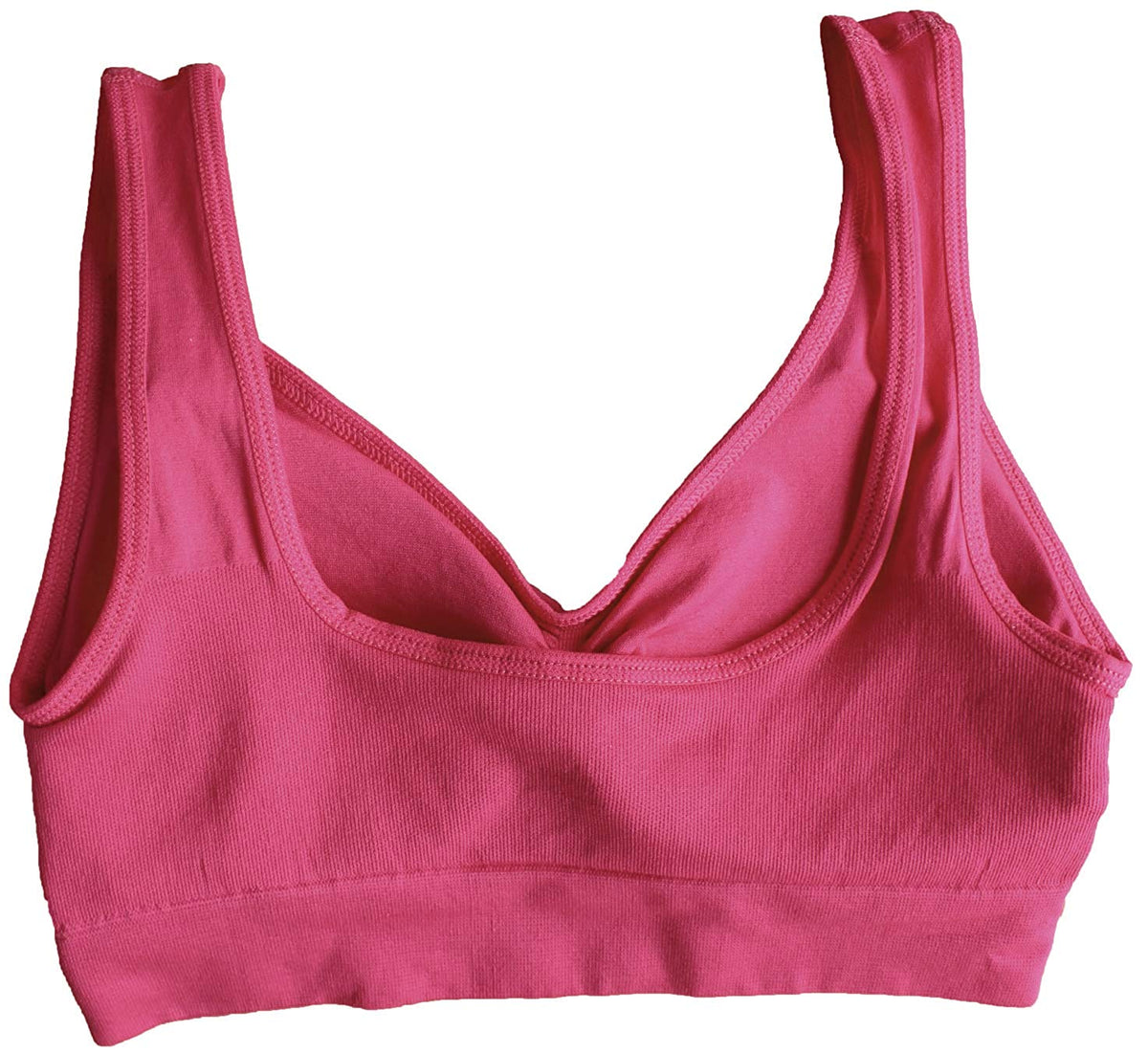 Cabales Women's 3-Pack Seamless Wireless Sports Bra with Removable Pads