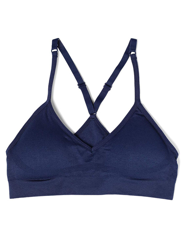 Kalon Kalon 4 Pack Racerback Sports Bralette V Neck for Women