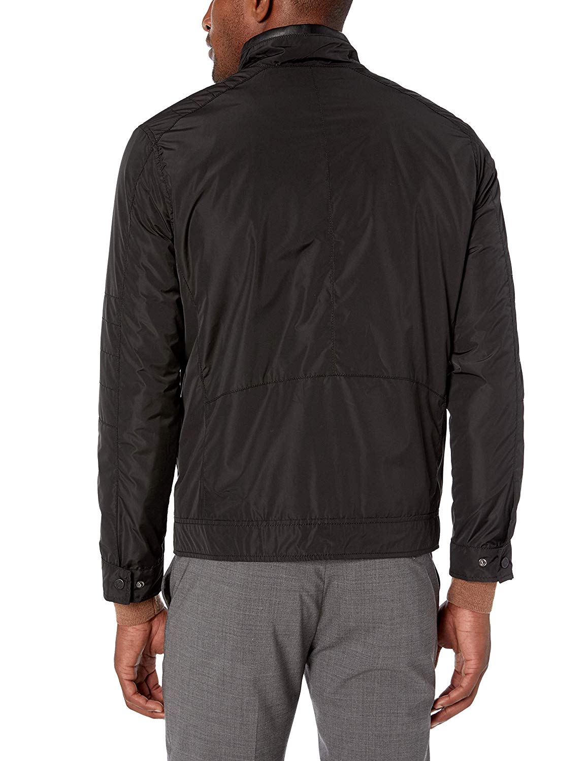 Bruno Magli Men's Leather Moto Jacket