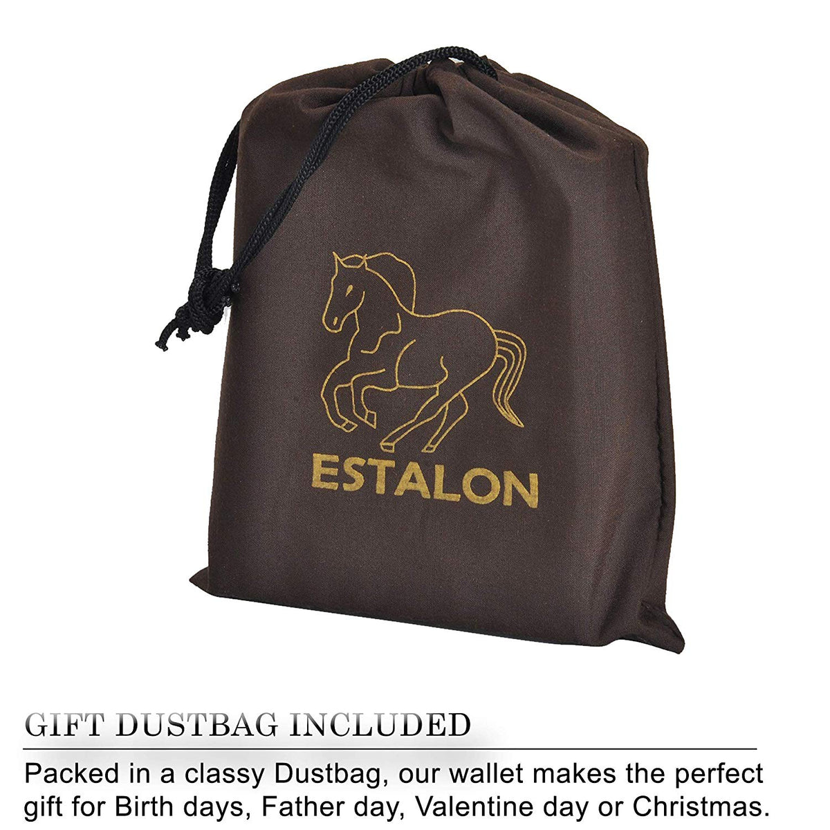 Trifold Wallets for Men - Real Leather RFID