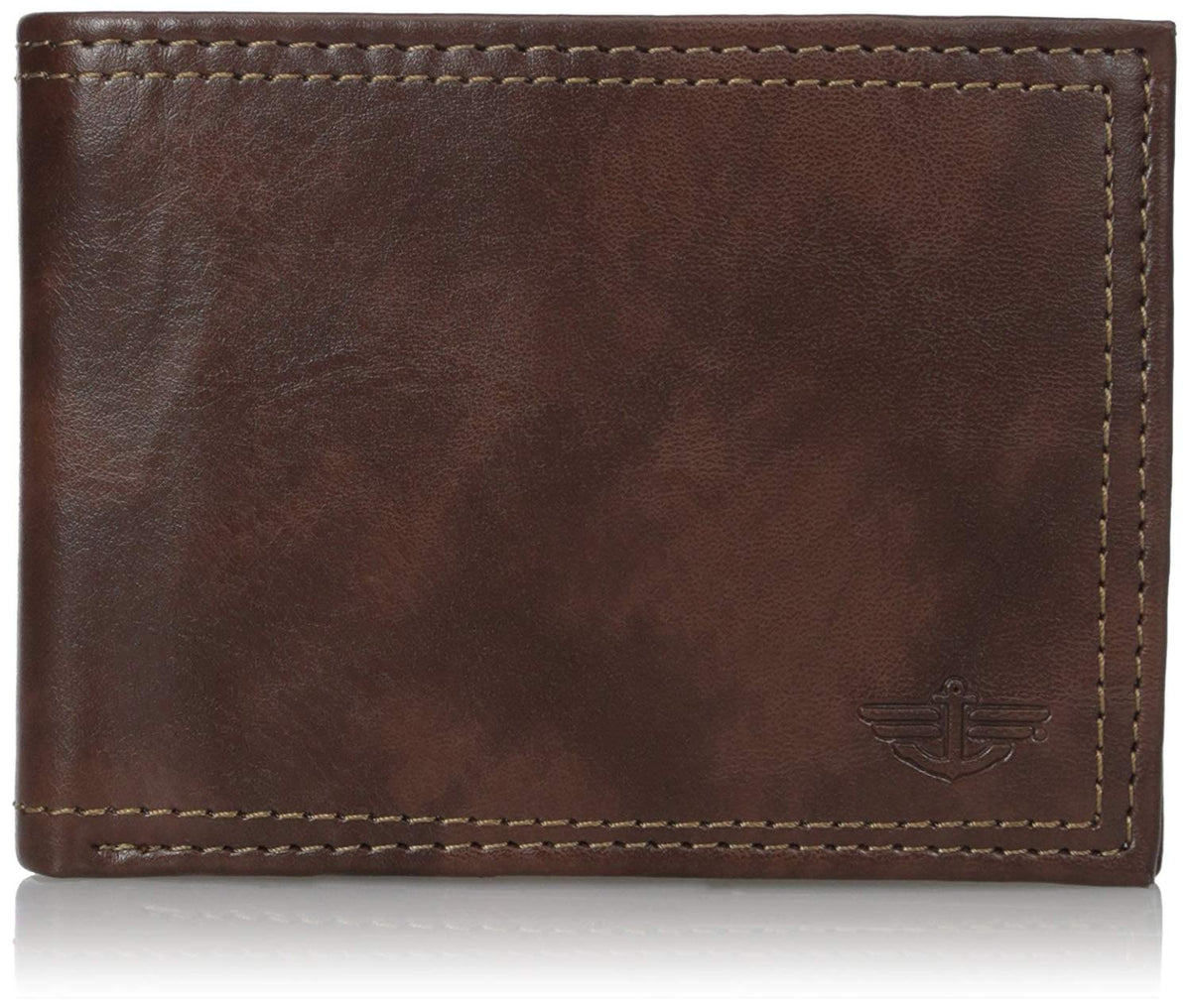 Dockers Men's Leather Bifold Wallet