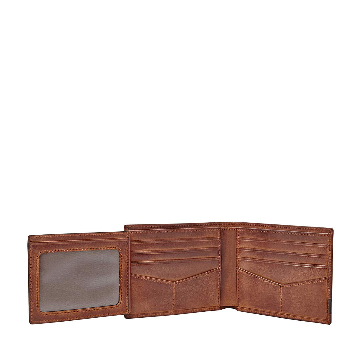 Fossil Men's Quinn Leather Bifold Flip ID Wallet