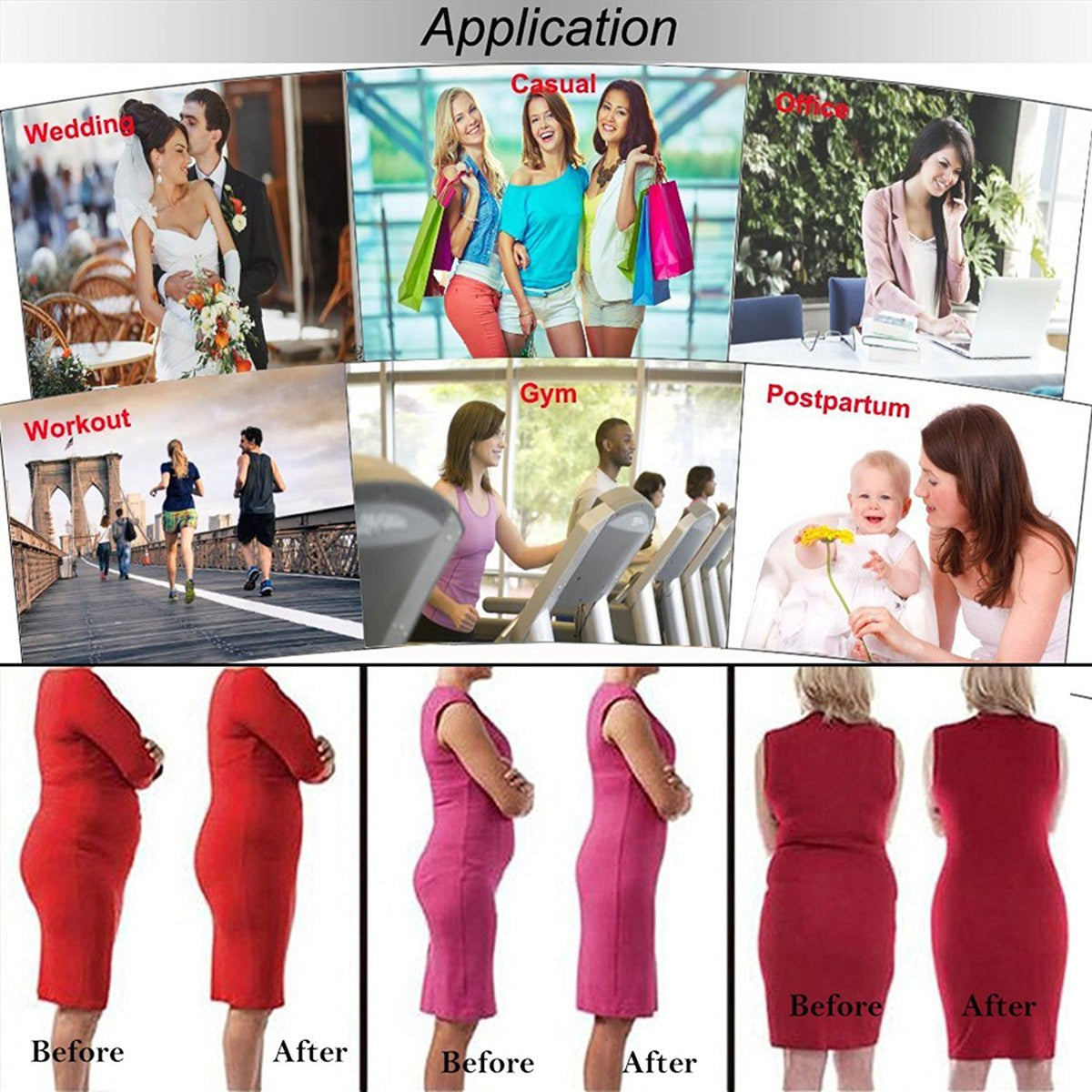 DILANNI Womens Latex Waist Trainer Corset for Weight Loss Hourglass Body Shaper