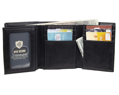 Dockers Men's Rfid Security Blocking Extra Capacity Trifold Wallet