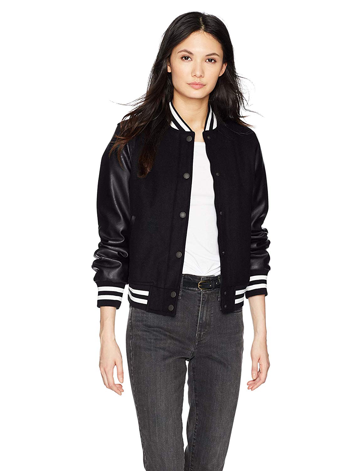Levi's Women's Mixed Media Bomber Jacket