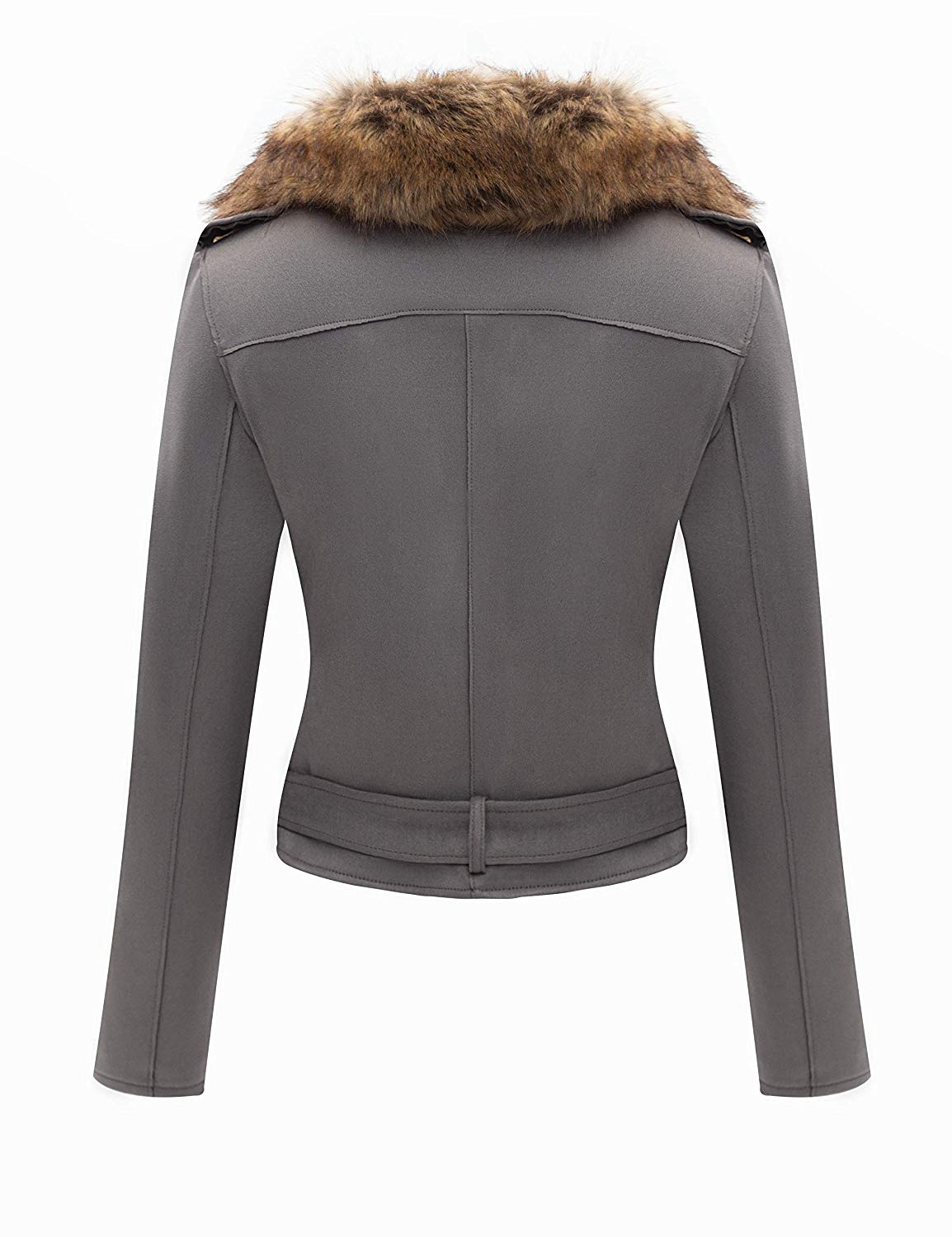 Bellivera Women's Faux Suede Jacket,