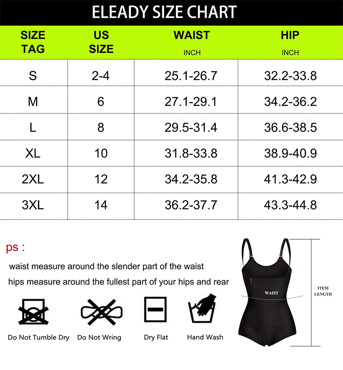 Eleady Women's Latex Waist Trainer Bodysuit Tummy Control