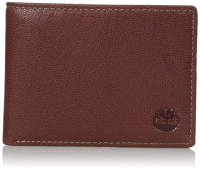 Timberland Men's Leather RFID Blocking Passcase Security Wallet