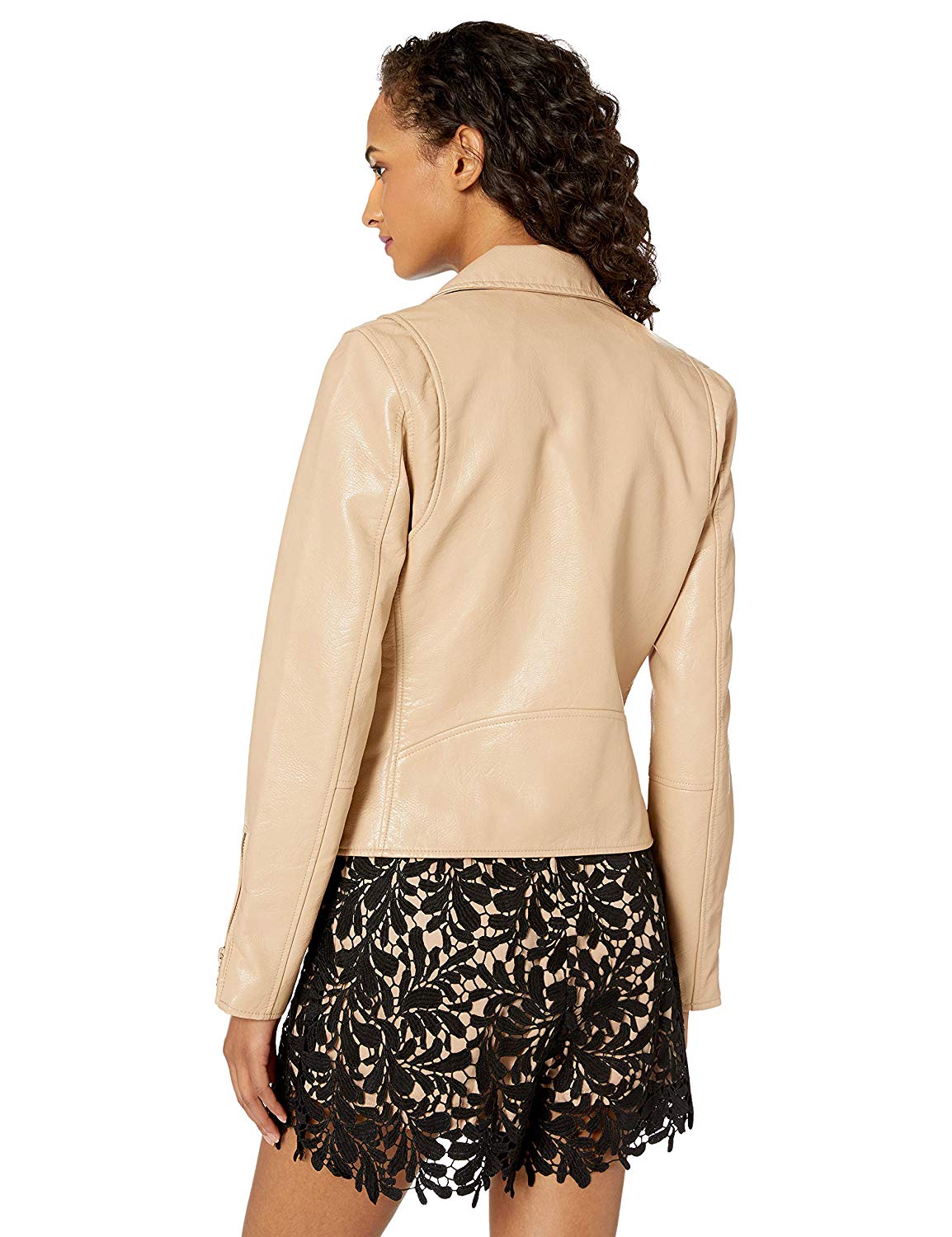 [BLANKNYC] Women's Vegan Leather Moto Jacket