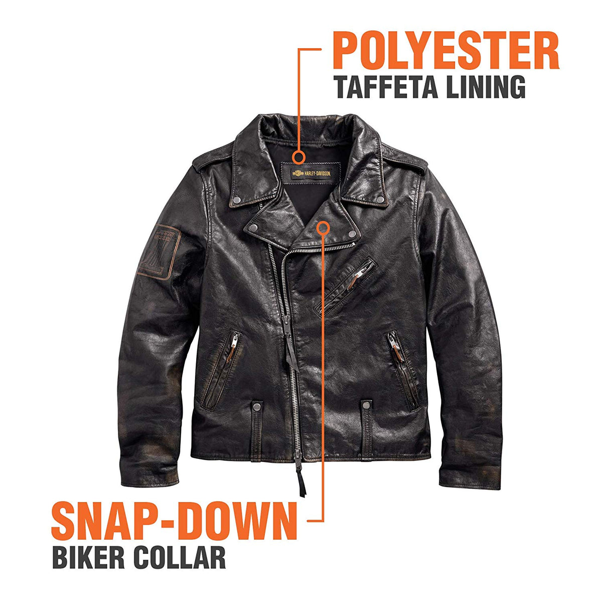 Harley-Davidson Men's Master Distressed biker Jacket