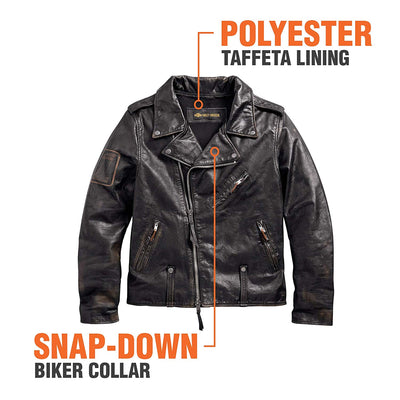Harley-Davidson Men's Master Distressed biker Jacket