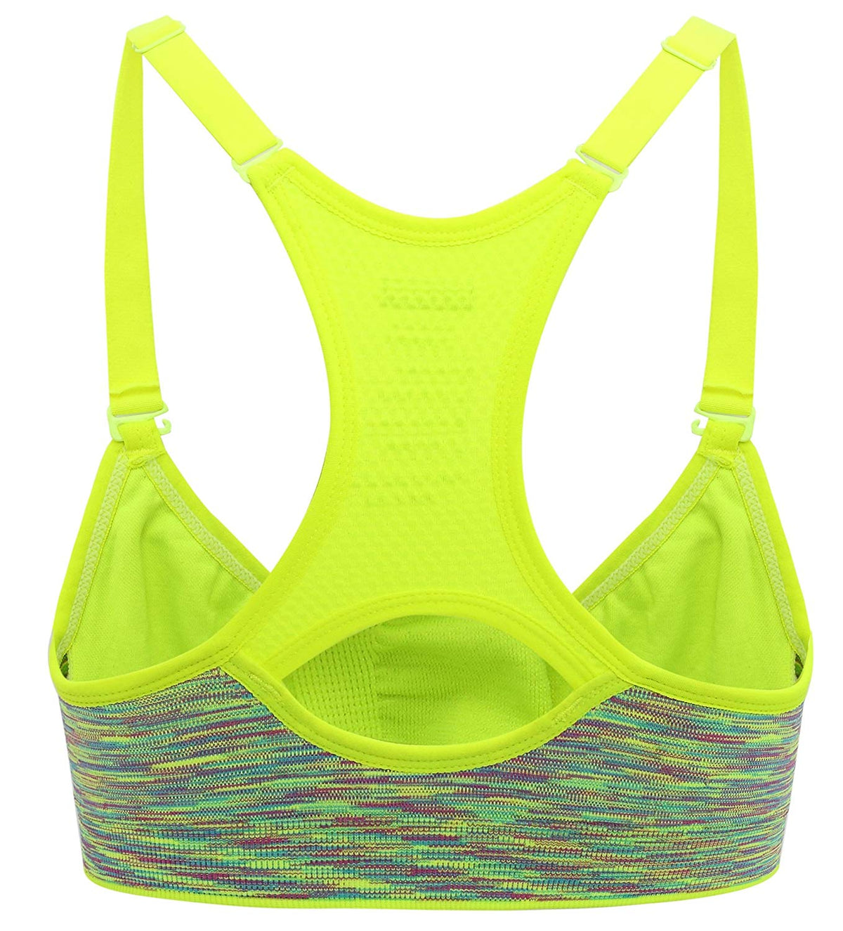 HENNY RUE Women's Comfort Sports Bra Low Support Workout Yoga Bras