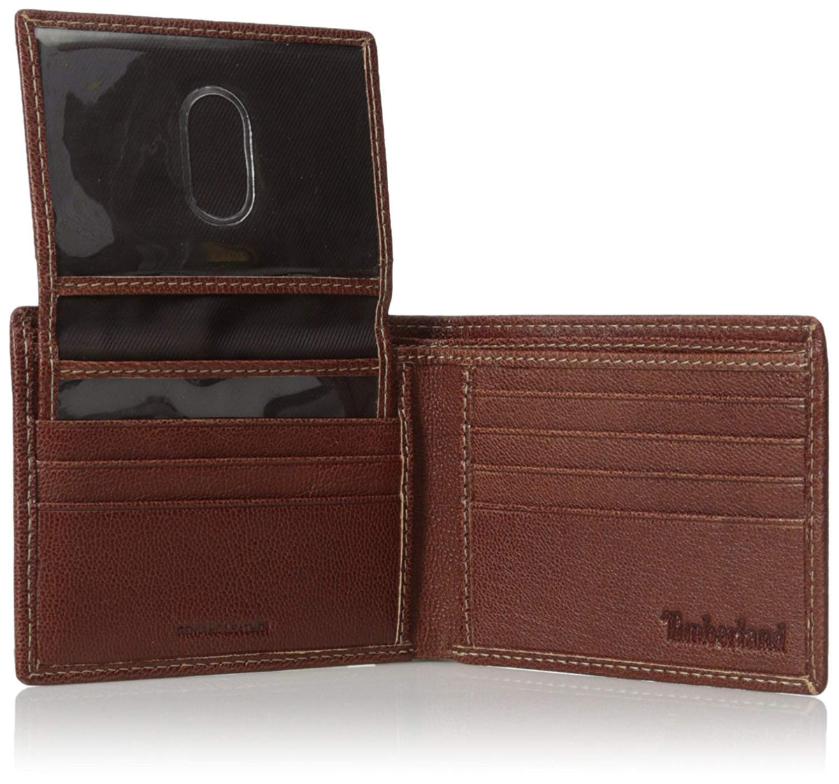 Timberland Men's Leather RFID Blocking Passcase Security Wallet