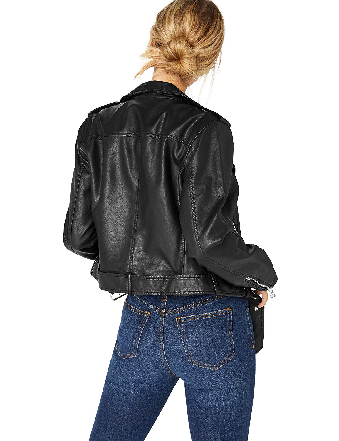 Levi's Women Asymmetrical Belted Motorcycle Jacket