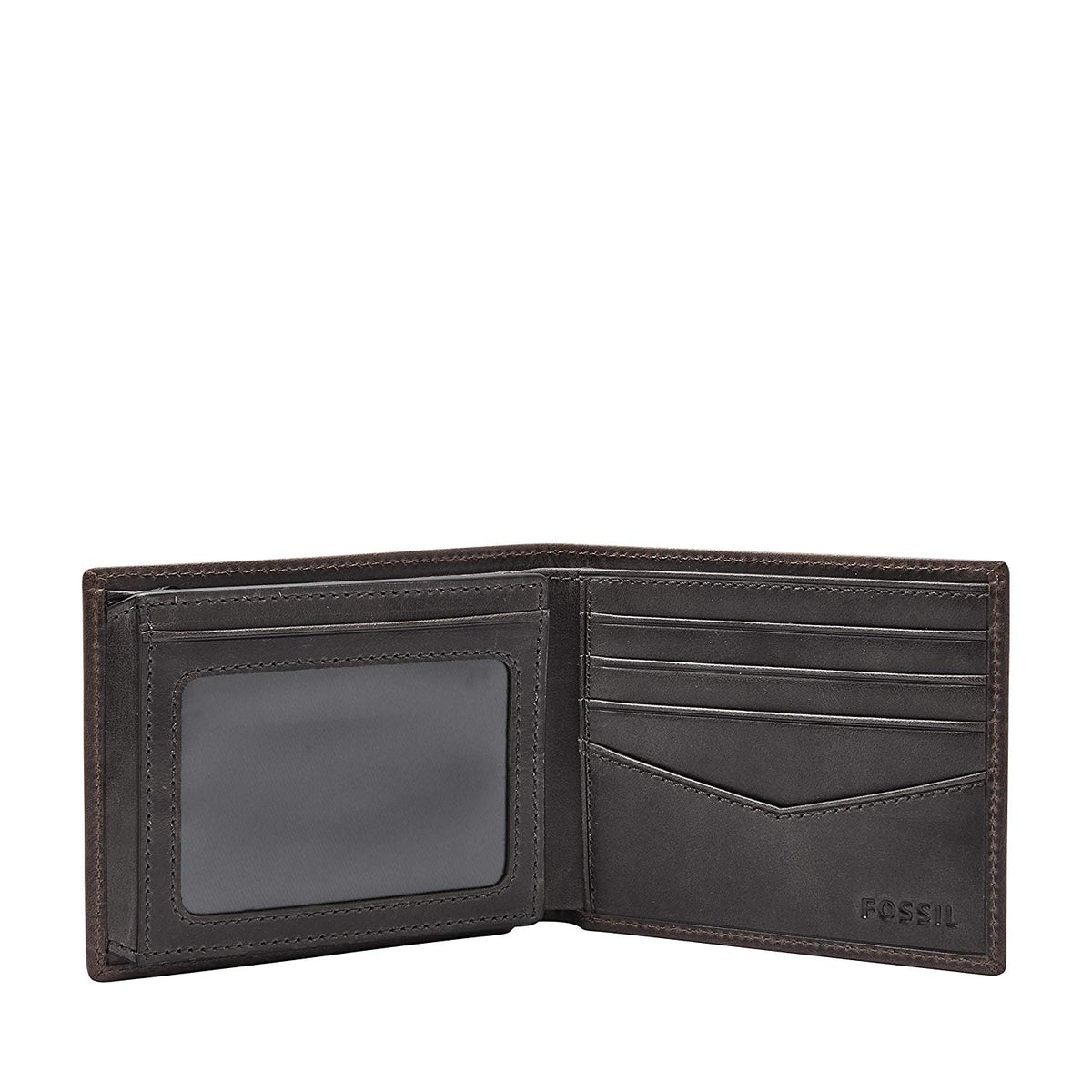 Fossil Men's Bifold Wallet with Flip ID Window