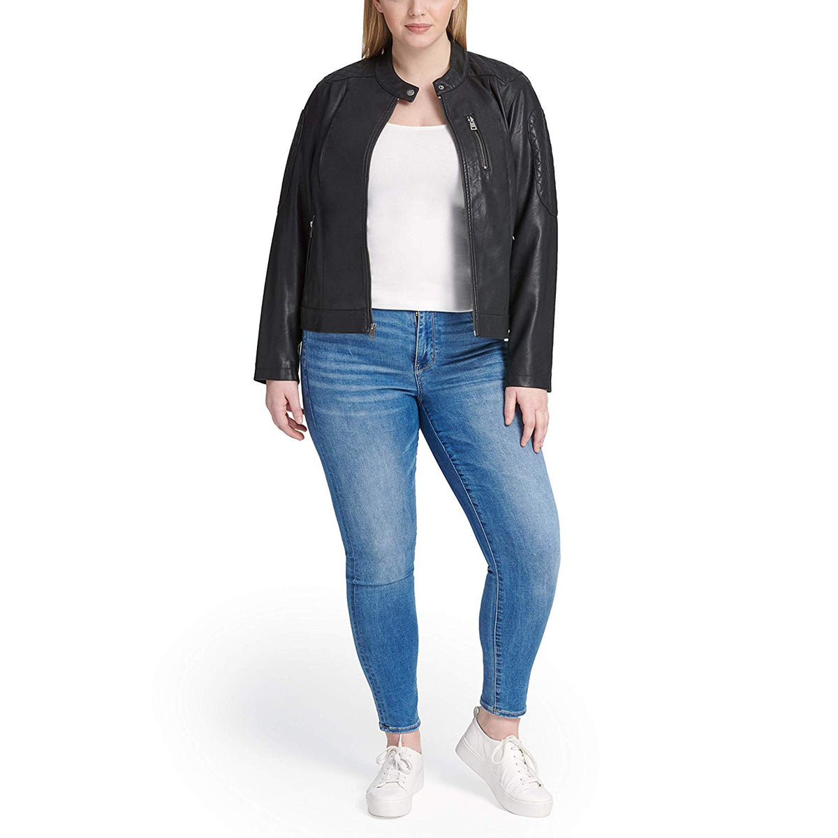 Levi's Size Women's Plus Fashion Quilted Racer jacket
