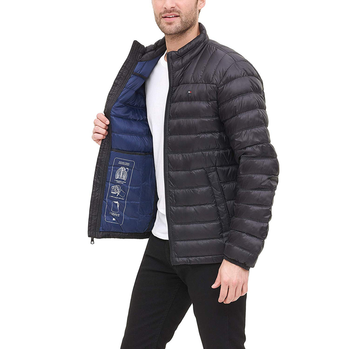 Tommy Hilfiger Men's Packable Down Jacket (Regular and Big & Tall Sizes)