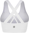 RUNNING GIRL Sports Bra for Women, Criss-Cross Back