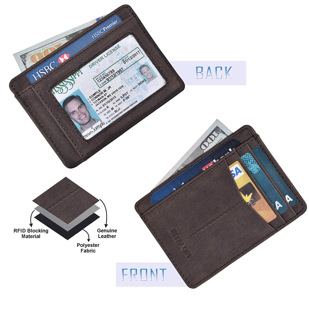 Minimalist-Wallets for Men and Women -